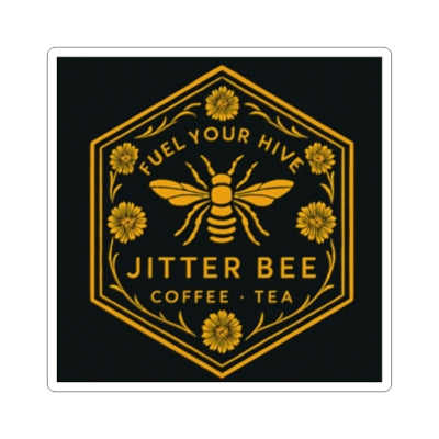 2" x 2" Jitter Bee Sticker